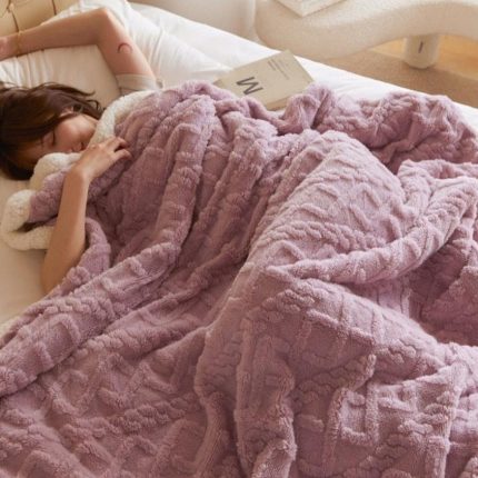 Reljefna krznena ćebad 200*230 cm