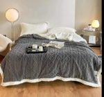 Reljefna krznena ćebad 200*230 cm - Slika 3