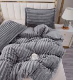 Rebrasti pliš bračni kompleti - Slika 3